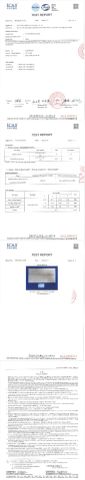 Bamboo lumbers / panels testing report on technical date . certificate of Xiamen Forever Rise Imp and Exp Co., Ltd. – certificate photo, supplier certificates section