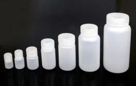 Plastic Powder Sample Plastic Medicine Pill Wide Mouth Biochemical Lab Laboratory Powder ...