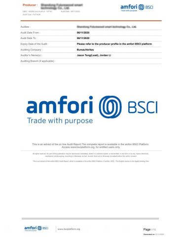 CERTIFICATE certificate of Ningbo Greenhome International Trade Co., Ltd. – certificate photo, supplier certificates section
