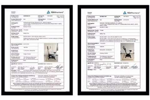 Certificates certificate from Hangzhou Tingjian Sporting Goods Co. Ltd.