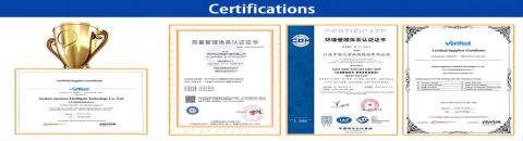 Quality Management System Certification certificate from Suzhou Aitemoss Intelligent Technology Co., Ltd