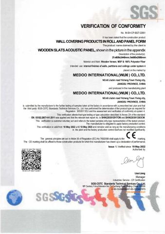 CE certificate from Medoo International(Wuxi)Co., Ltd.
