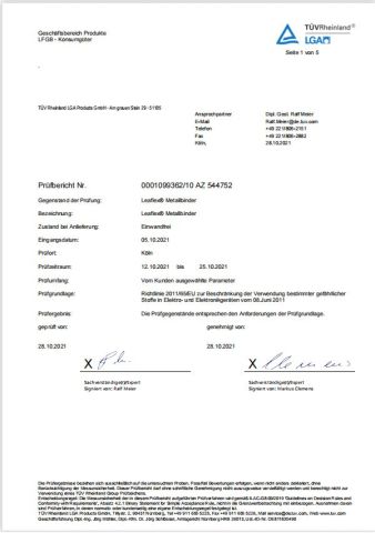TUV Certificate -1 certificate of Yueqing Xinxing Cable Accessories Co., Ltd. – certificate photo, supplier certificates section