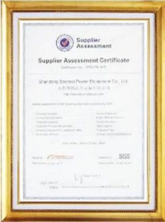 CE certificate of Shandong Leo International Trading Inc. – certificate photo, supplier certificates section