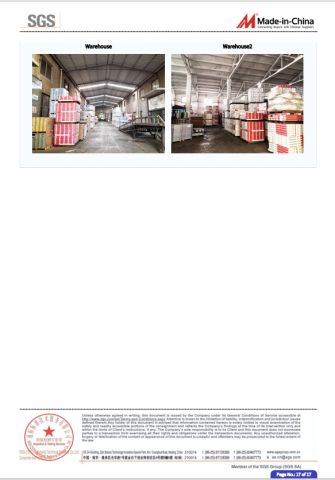 Certification Report certificate from Changzhou Richwood Decorative Material Co., Ltd.