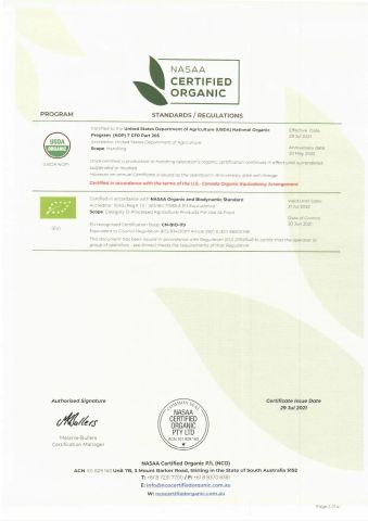 Certificate of Registration-2 certificate from ANHUI MINGFEI TEA CO., LTD.