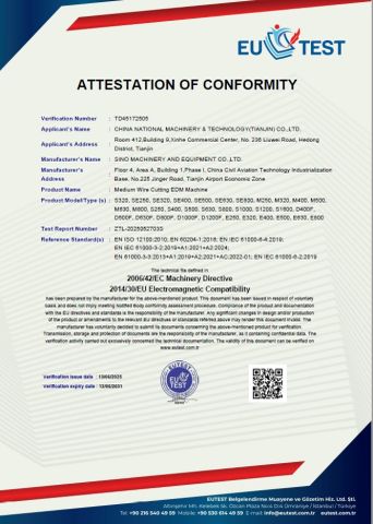 CE Certificate 5 certificate from Jilin Songjiang Tech-trade Co., Ltd.