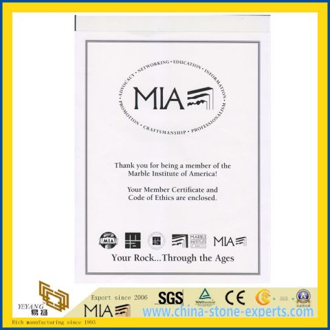 2015 MIA Certificate 02 certificate from Xiamen Yeyang Import & Export Co., Ltd.