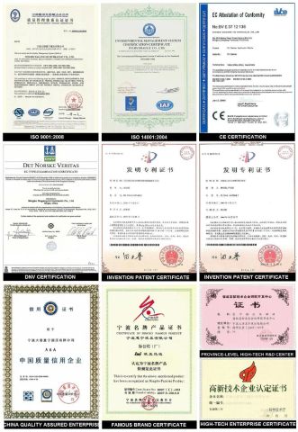 Certifications certificate of INI HYDRAULIC CO., LTD. – certificate photo, supplier certificates section