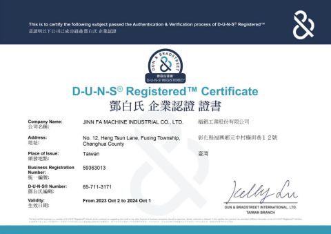 DUNS Registered Certificate certificate from POLOMAC TECHNOLOGY(QINGDAO)L.L.C