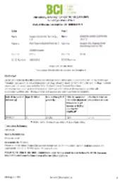 Our certificates certificate from Guangxi Meixi Sports Apparel Co., Ltd.