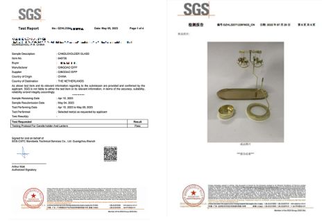 Candle spinner SGS certificate from Xiamen Athome Household Products Co., Ltd.
