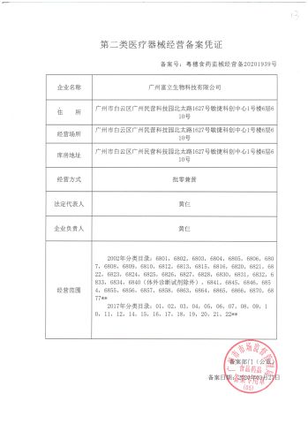 Certificates certificate from Fully Cosmetic (GZ) Co., Limited