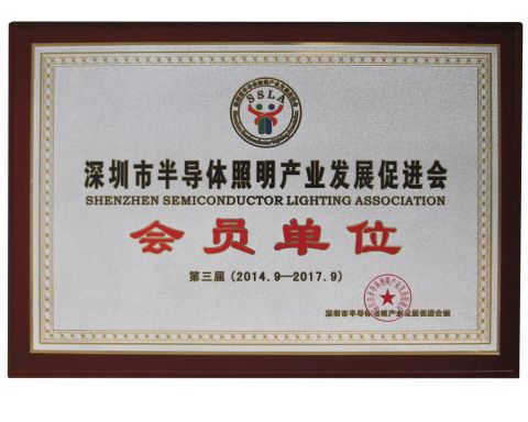 In 2014, shenzhen semiconductor lighting industry displays - outstanding enterprises certificate from Shenzhen GM Technology Co., Ltd.