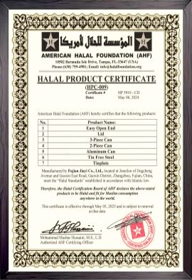 Our certificate certificate from NINGBO TOPPACK CO.,LTD