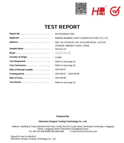 REACH certificate certificate of Beta Gift Company Limited – certificate photo, supplier certificates section