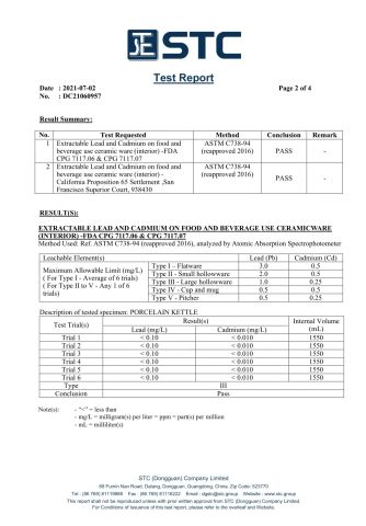 Certification certificate of The Great Family Industries Co., Ltd. – certificate photo, supplier certificates section