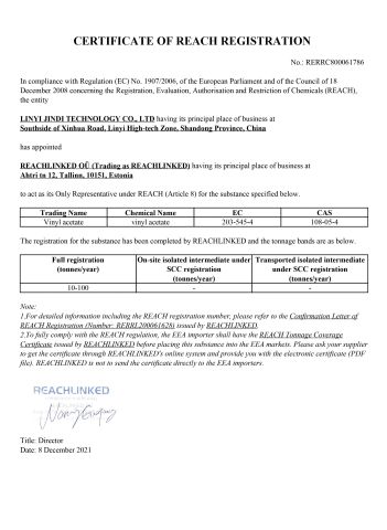 Certificate-CAS certificate from Shandong Guheng New Material Co., Ltd.