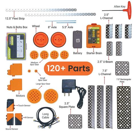 Metal Robotics Super Starter Kit Target Age 8 Years And Above Learning ...