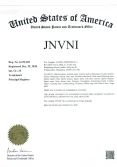Trade mark certificate from Hangzhou Toptop Clothing Co., Ltd.
