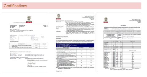 100% polyester pu/pvc coated oxford 600D fabric certificate from Shanghai Sinyo Import & Export Co., Ltd.