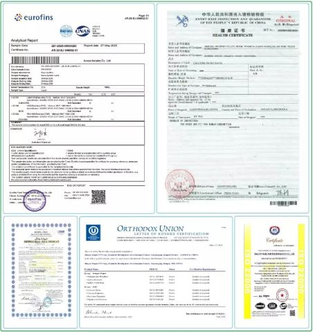 Other Certificatates certificate from AURORA INDUSTRY CO., LTD.