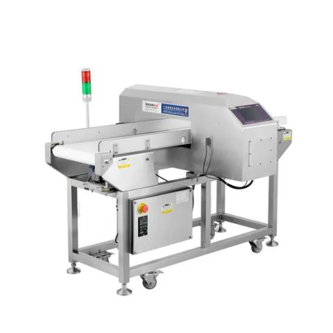 Food Line Processing Conveyor Belt Tunnel Metal Detector SUS 1.2mm ...