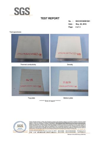SGS Test Report for Sandwich Panel certificate from Henan K-Home Steel Structure Co., Ltd.