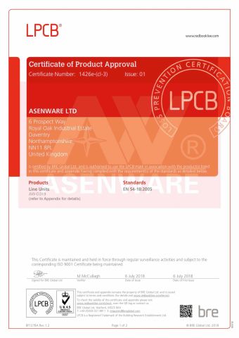 LPCB Certificate certificate from Shenzhen Asenware Test and Control Technology Co., Ltd.