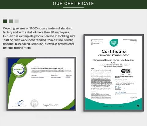 CERTIFICATE certificate from Hangzhou Hansan Home Furniture Co., Ltd