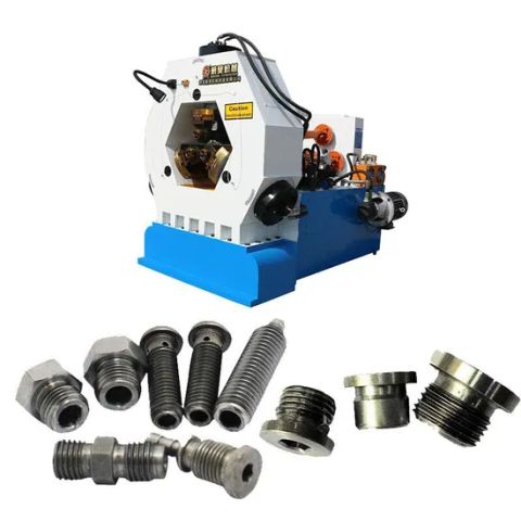 Three Axis Thread Rolling Machine Large Diameter Threading Machine ...