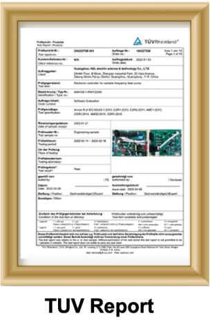 TUV Report certificate from Guangzhou Asl Electronic Technology Co., Ltd.