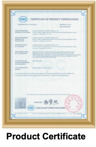 Product Certificate certificate from Guangzhou Asl Electronic Technology Co., Ltd.