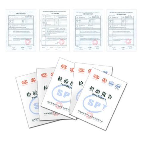 Testing Cetificate certificate of Hand Industrial Co., Limited – certificate photo, supplier certificates section