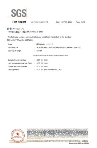 SGS certificated 2 certificate from Hongkong Lindy Industries Company Limited