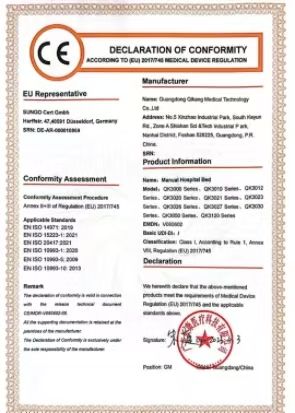 CE Declaration of Conformity (1) certificate from Guangdong Dongjian Medical Technology Co., Ltd.
