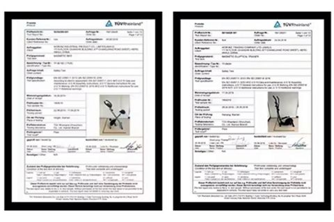 Certificates certificate from Hangzhou Tingjian Sporting Goods Co. Ltd.
