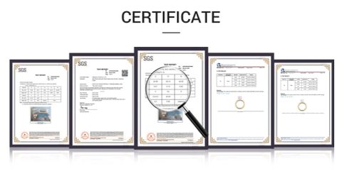 Certification certificate from Qingdao Jurenxinyuan International Trade Co., Ltd.