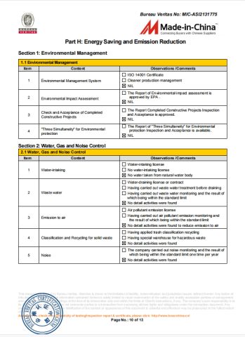 Energy saving certificate from Tongxiang Liansheng Plastic Products Co., Ltd.