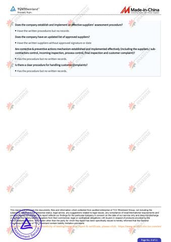 Rheinland offline entity certification certificate from Anhui Jinke Foodstuff Machinery Co., Ltd.
