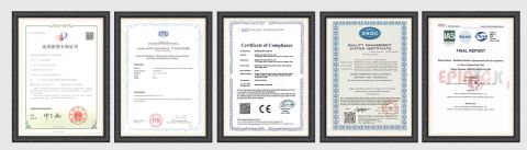 Certificate certificate from Ningbo Tengyuan Machinery Manufacturing Co., Ltd