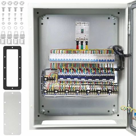 4 Way Electrical Distribution Box Phase Three Phase Material Mild Steel ...