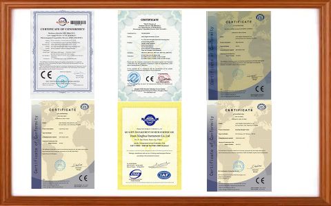 CE and ISO Certificate certificate from Jinan Xinghua Instruments Co., Ltd.