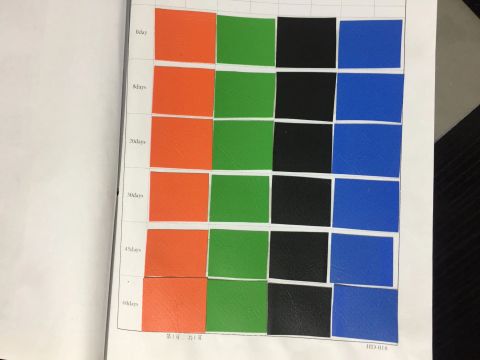 Color fastness Test certificate from Haining Gebo Textile Co., Ltd.