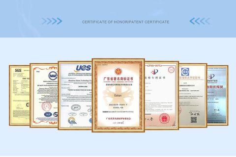 Certificates certificate from Shenzhen Eshan Technology Co., Ltd.