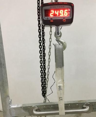 straight grab bar loading test certificate from Wenzhou MicaCare Tech Co., Ltd.