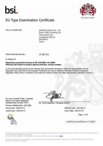 CE Certificate certificate of Shenzhen Vioneer Telematics Co., Ltd. – certificate photo, supplier certificates section