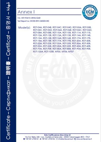 CE certificate from WUXI B4YOU INTERNATIONAL CORPORATION