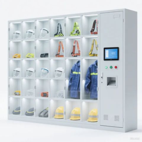24-Hour Smart Locker 40 Grid Cabinet Locker Vending Machine Customized ...