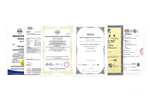 All certificate from Shanghai Baihuier New Material Technology Co., Ltd.